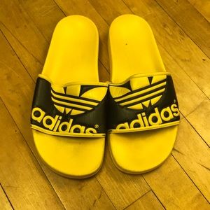 Adidas Originals Adilette TreFoil Yellow Sandals